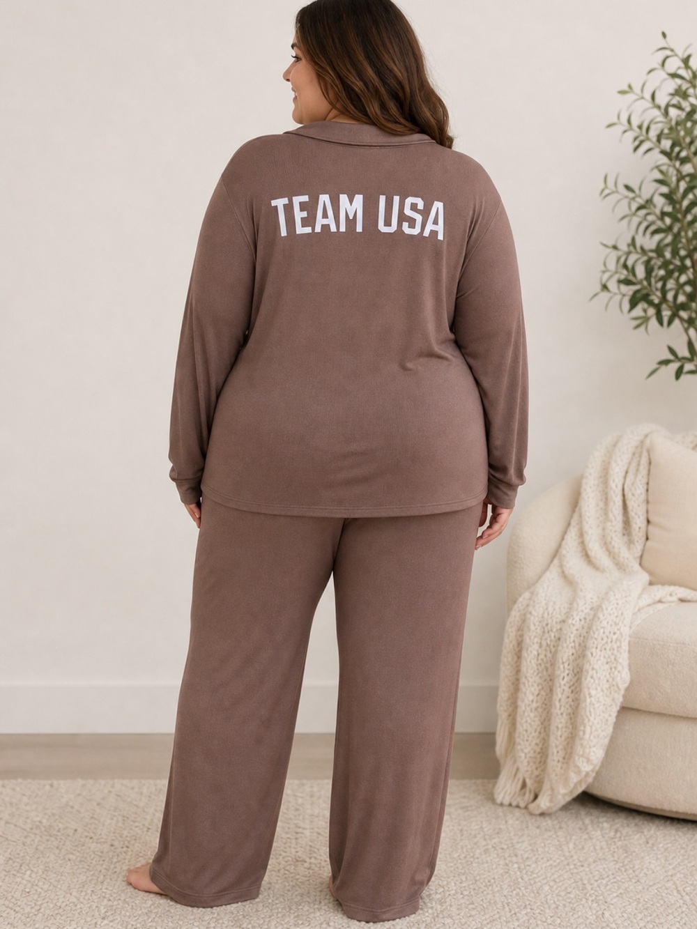 Skims USA Olympic pajama set